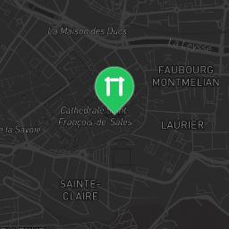 Map showing where Chambéry - Fitness Trail - Parc du Talweg is