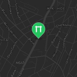 Map showing where Radomir - Street Workout Park is