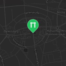 Map showing where Calau - Street Workout Park - Töpferstraße is