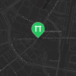 Map showing where Outdoor Fitness Kerava is
