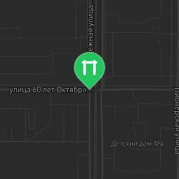 Map showing where Usinsk - Fitness Park - Улица 60 Лет Октября is