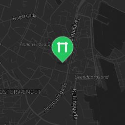 Map showing where Tankefuld motions- og naturlegeplads is