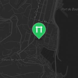 Map showing where Bastia - Outdoor Pull Up Bars - Jardin de L'Annonciade is