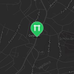 Map showing where Gedern - Street Workout Park - Kolpingstraße is