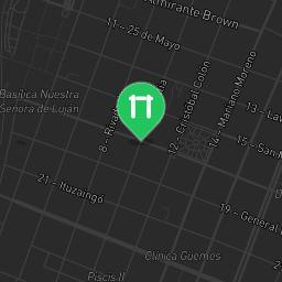 Map showing where Bodyweight training - Luján -  - Calisthenics workout is