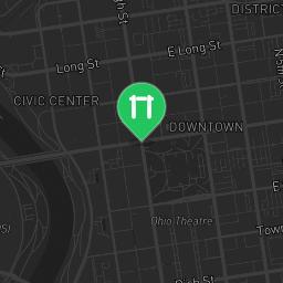 Map showing where Columbus (OH) - Outdoor Fitness Station - Crestview Park is
