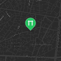 Map showing where Outdoor workout - Isfahan - Calisthenics workout is