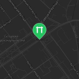 Map showing where Outdoor fitness - Dzyarzhynsk - Calisthenics workout is