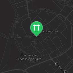Map showing where Zülpich - Outdoor Fitnesspark - Kuck Fitness is