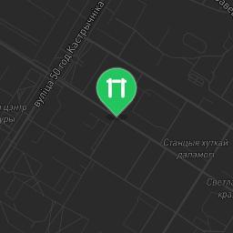 Map showing where Outdoor workout - Svietlahоrsk - Calisthenics workout is
