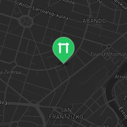 Map showing where Bilbao - Calisthenics Park - Zubizuri is