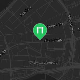 Map showing where Hamburg - Fitness Trail / Exercise Stations - Außenalster is