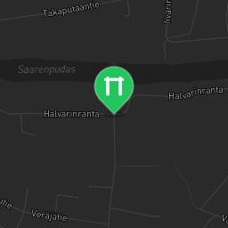 Map showing where Saarenkylä Outdoor Gym is