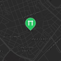 Map showing where Street Workout Parc del Calamot is