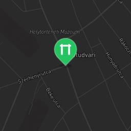 Map showing where Street workout park Sárrétudvari is