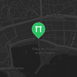 Map showing where Cannes - Calisthenics Park - Etienne Romano is