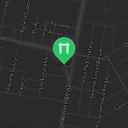 Map showing where Bodyweight workout - Colonia Nicolich - Calisthenics workout is