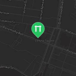 Map showing where Public gym park - Horlivka - Calisthenics workout is