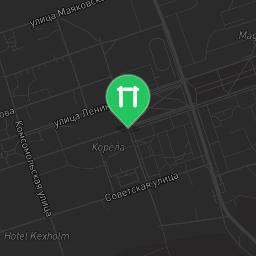 Map showing where Bodyweight gym - Sosnovskoe - Calisthenics workout is