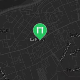 Map showing where Public gym park - La Riche - Calisthenics workout is