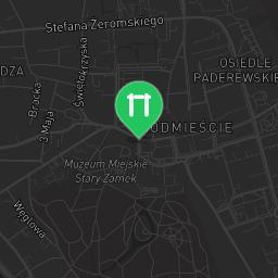 Map showing where Outdoor Fitness Żywiec is