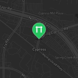Map showing where Outdoor fitness - Cypress - Calisthenics workout is
