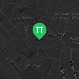 Map showing where Grevenbroich - Outdoor Fitness Park - Gymnasium Pascal is