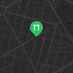 Map showing where Belo Horizonte - Street Workout Park - Parque Municipal Americo Rene Giannetti is