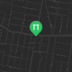 Map showing where Outdoor Fitness Whites Hill Reserve is
