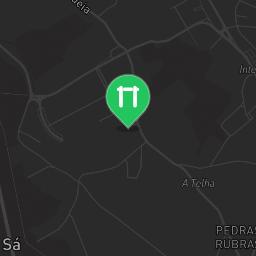 Map showing where Outdoor Fitness Vila Nova da Telha is