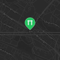 Map showing where Outdoor Fitness Årsta is