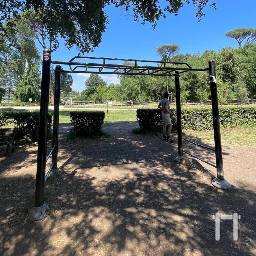Map showing where Rome - Fitness Trail - Villa Ada is