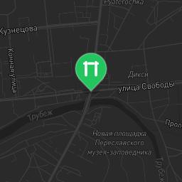 Map showing where Pereslavl-Zalessky - Street Workout Park - Школа №1 is