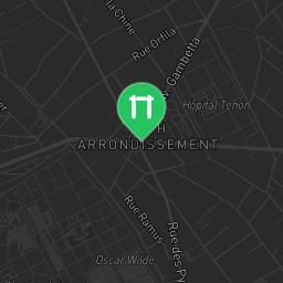 Map showing where Paris - Outdoor Fitness Corner - Square Severine is
