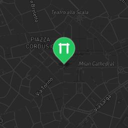 Map showing where Outdoor Gym Milan is