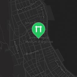 Map showing where Argostoli's Calisthenics Park is