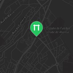 Map showing where Ginásio ao Ar Livre - Parque do Bom Sucesso Alverca is