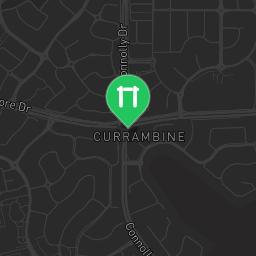 Map showing where Delamere Park - Currambine is