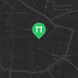 Map showing where Trimm dich Pfad Heckertstraße Bochum is