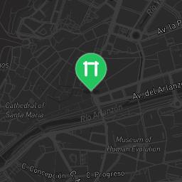Map showing where Outdoor Fitness Parque Plaza Roma is