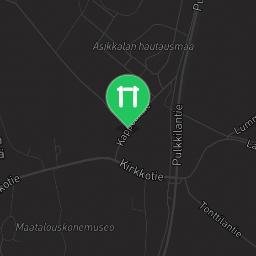 Map showing where Outdoor fitness training - Asikkala - Calisthenics workout is