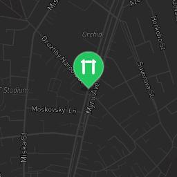 Map showing where Outdoor workout - Henichesk - Calisthenics workout is