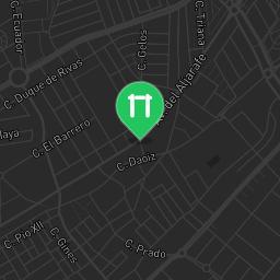 Map showing where Bormujos - Outdoor Pull Up Bar - Av del Barrerillo is