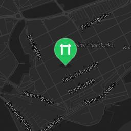 Map showing where Exercise Equipment Malmtorget is