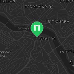 Map showing where Outdoor Fitness Cachoeiro de Itapemirim is
