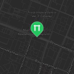 Map showing where Yoshkar-Ola - Calisthenics Gym - Школа №23 is