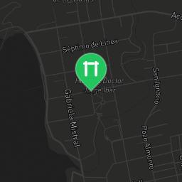 Map showing where Outdoor Gym Cisnes is