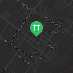 Map showing where Street Workout Park Dzialdowo is
