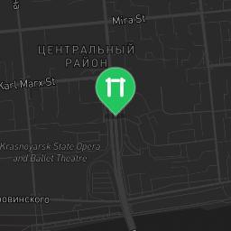 Map showing where Krasnoyarsk - Street Workout Park - КвАРТира is