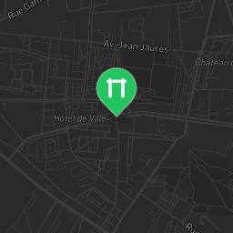Map showing where Bodyweight gym - Saint-Priest - Calisthenics workout is